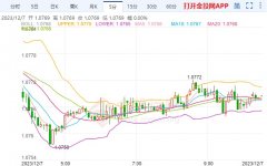 周四（12月7日）欧洲时段-美元走势图最新行情